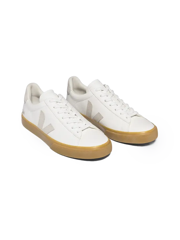 Campo Chromefree Leather- White/Natural/Gum