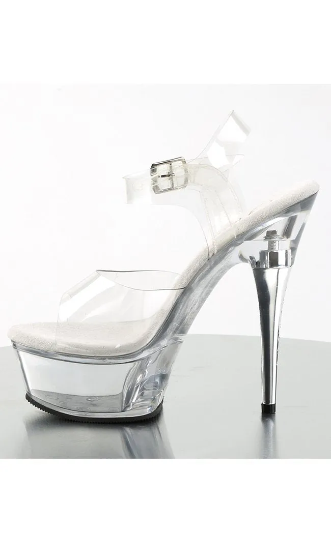 CAPTIVA-608 Clear Platform Heels