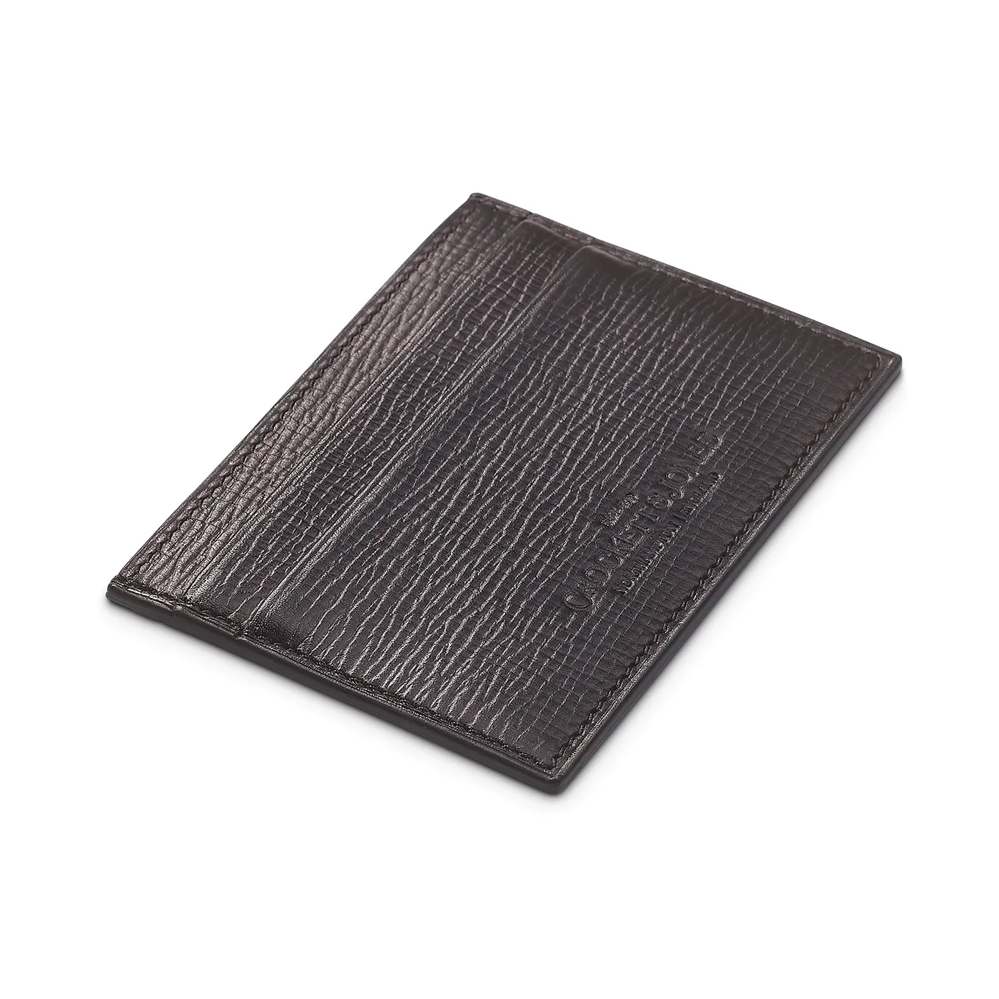 Card Holder Black Willow Grain