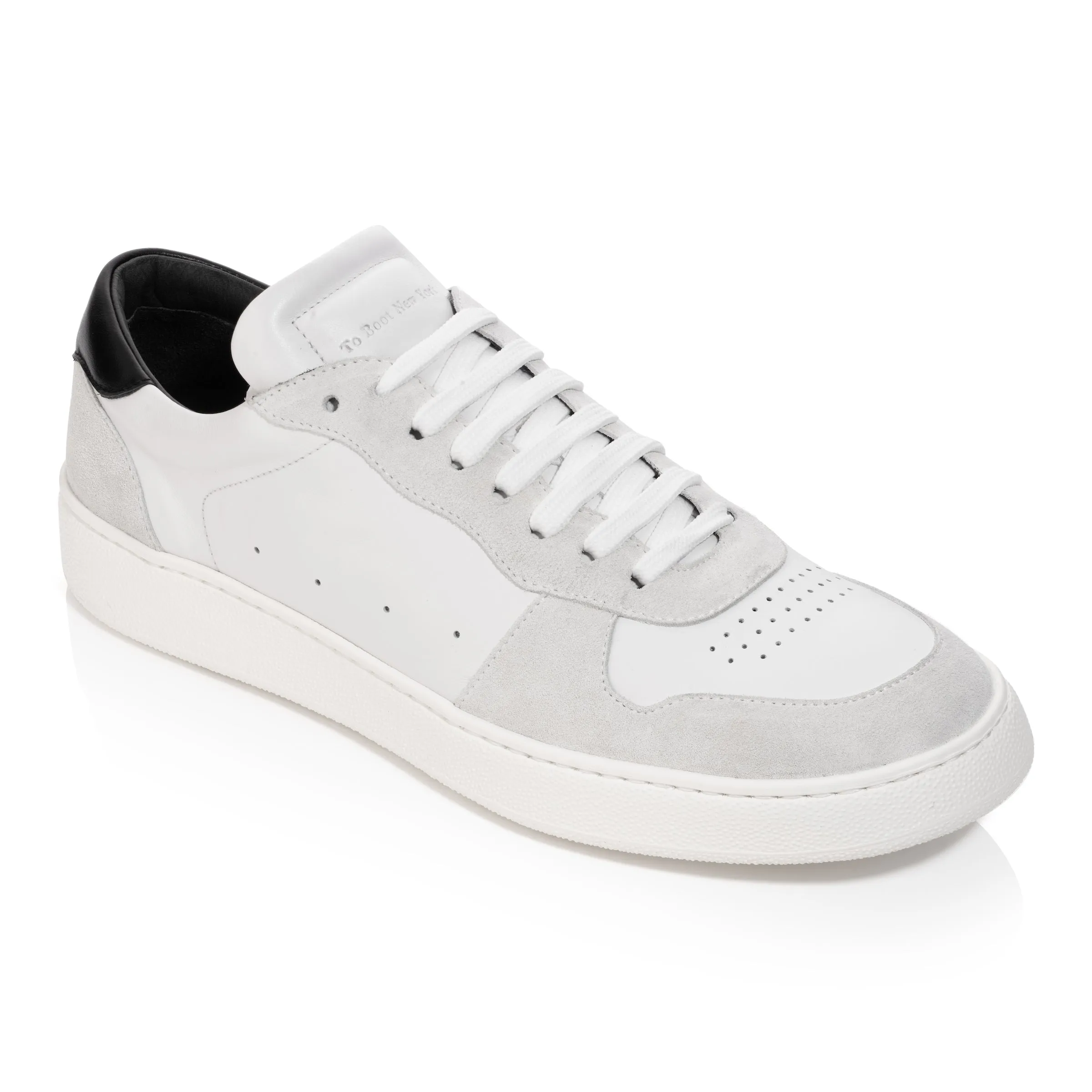 Cheadle White Calf Court Sneaker