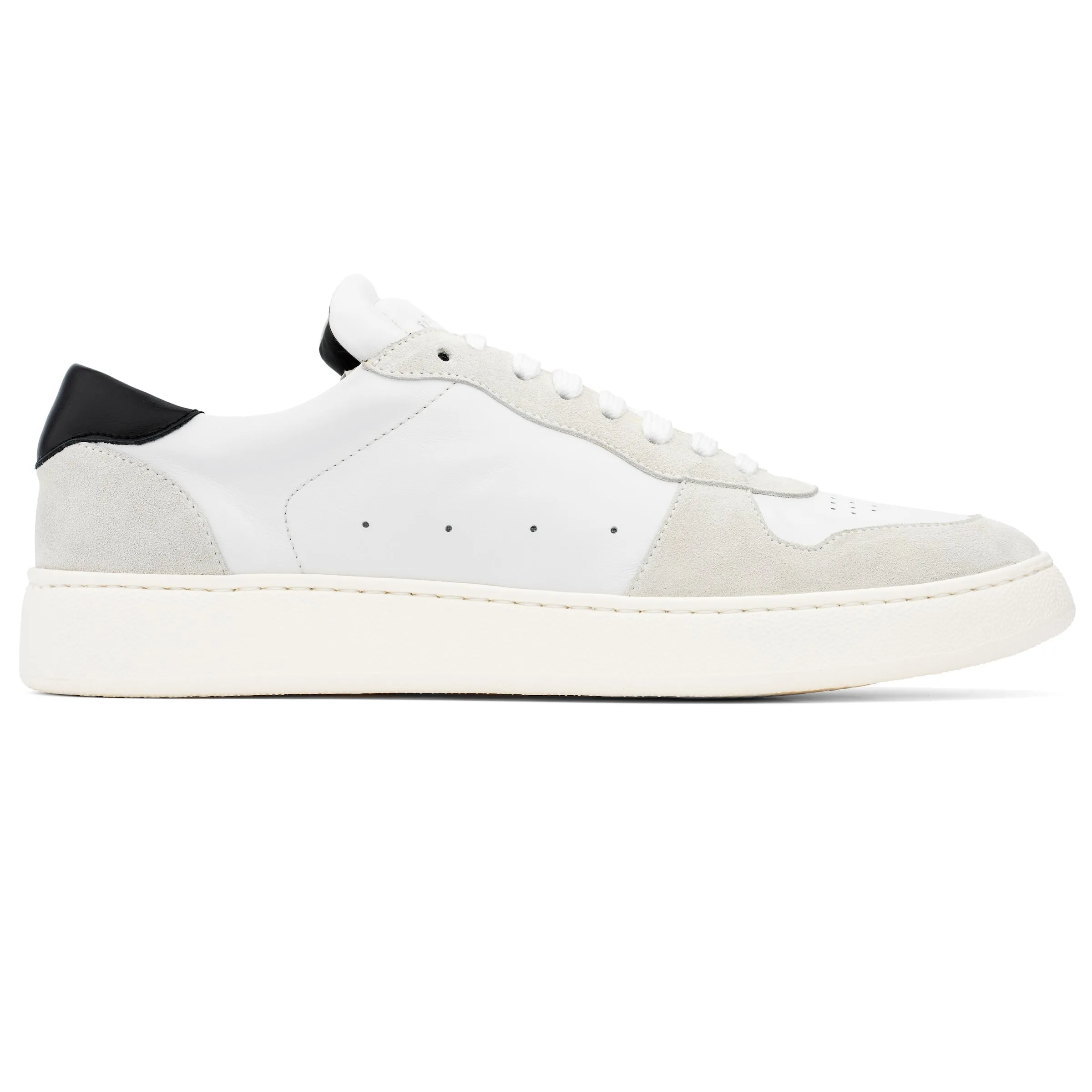 Cheadle White Calf Court Sneaker