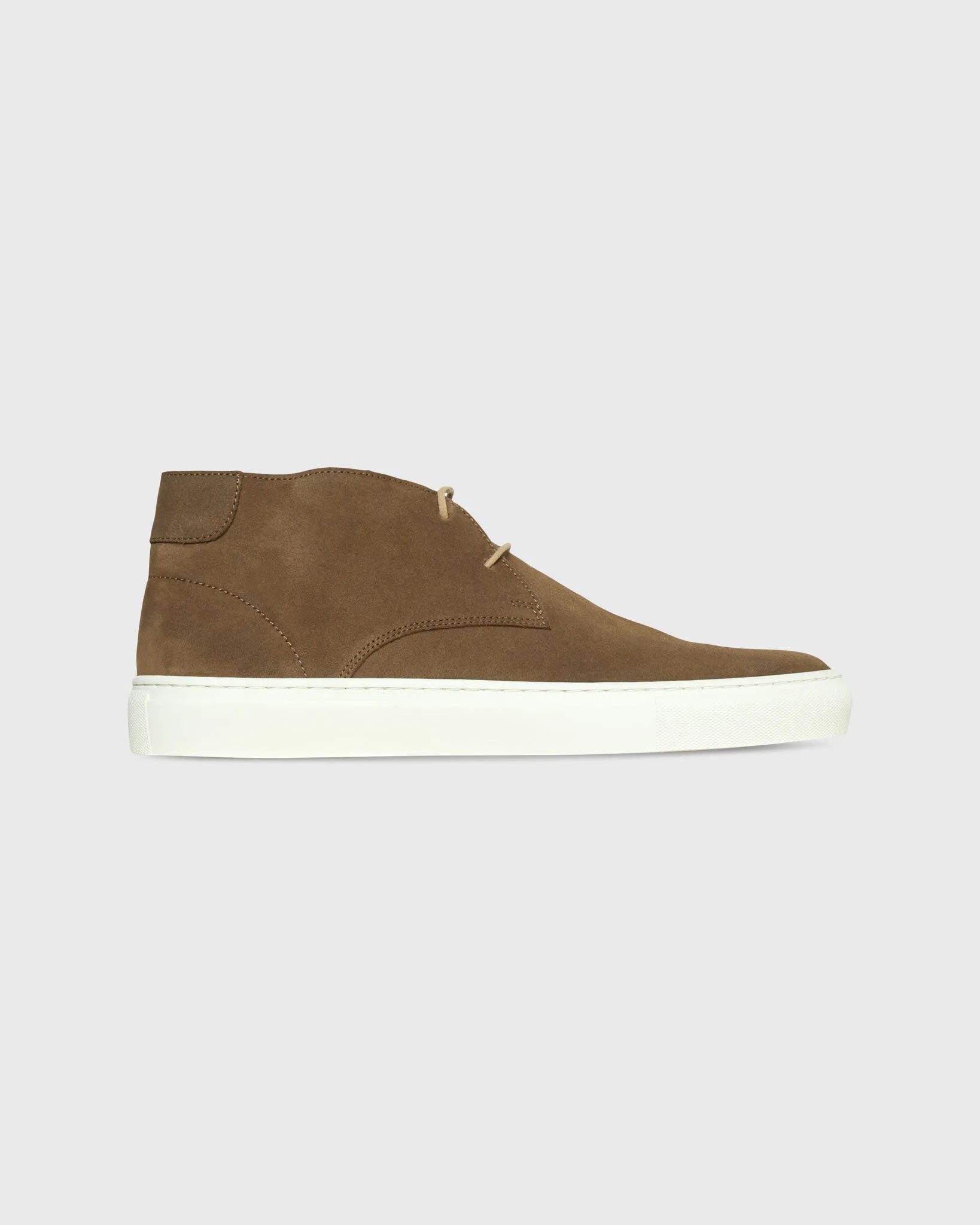 Chukka Lace Up Sneaker in Acorn Suede