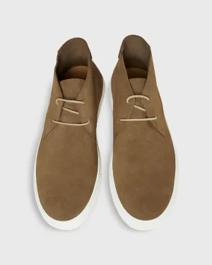 Chukka Lace Up Sneaker in Acorn Suede