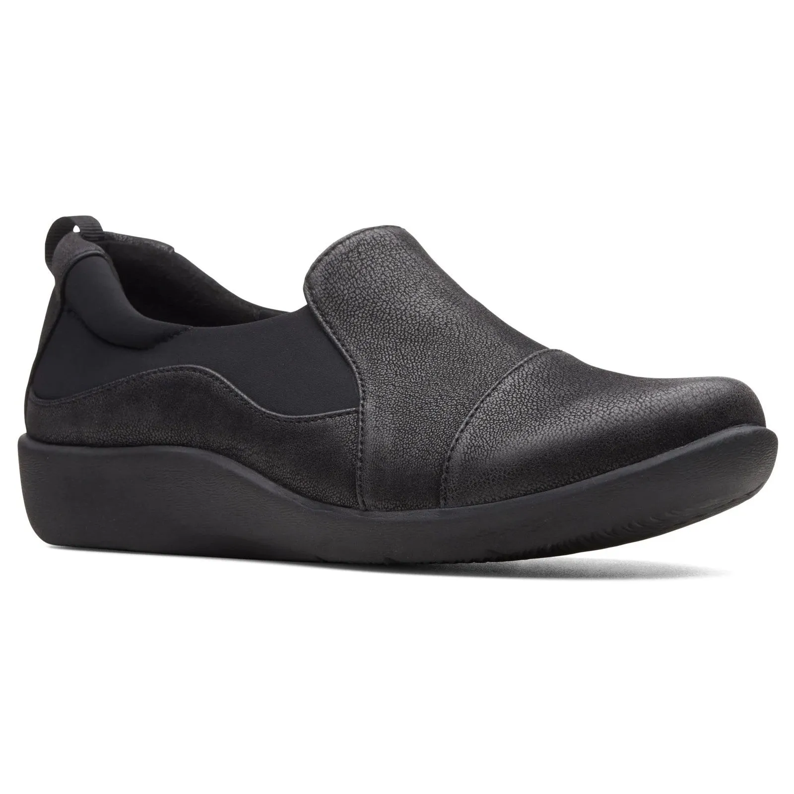 Clarks Women's Sillian Paz Slip-On - Black