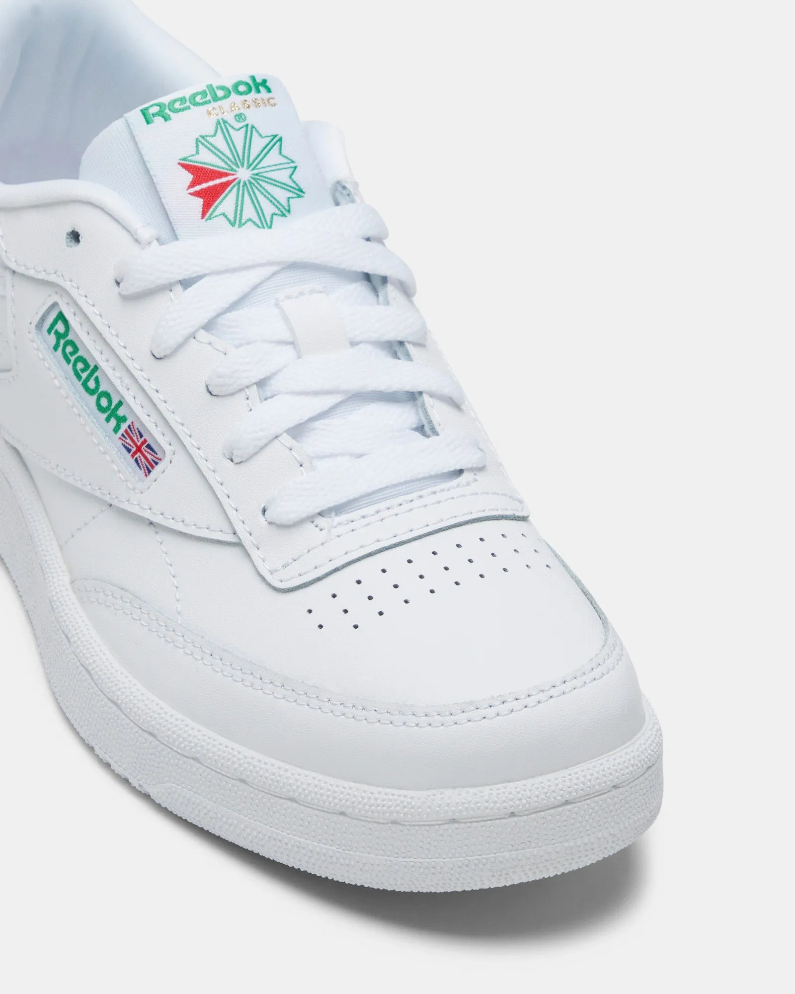 Club C Shoes - Grade School White/Glen Green/Vector Blue