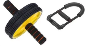 Combo Kit Full Body Exerciser Ab Wheel Wrist Exerciser (Pack of 2)