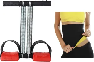 Combo Kit Full Body Exerciser Double Spring Tummy Trimmer Hot Shaper (Pack of 2)