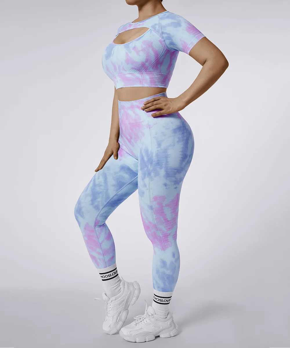 Cotton Candy Seamless Legging Set