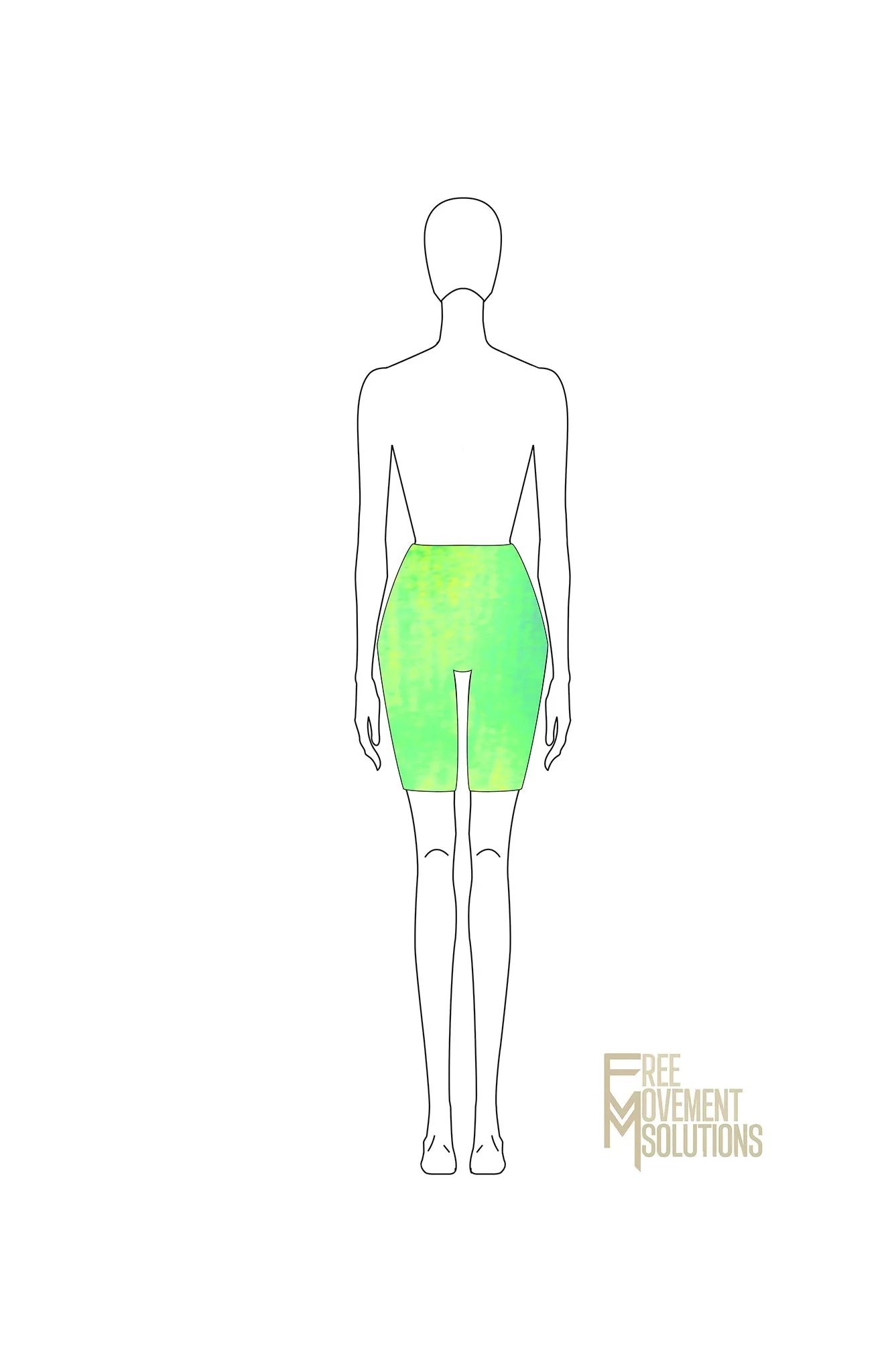 Couture High Waisted Bicycle Shorts