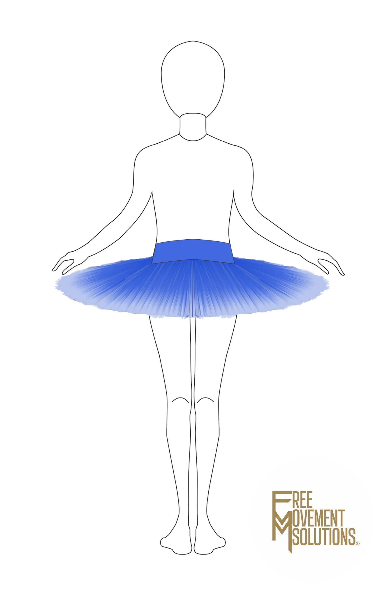 Couture Ombre Ballet Pancake Tutus