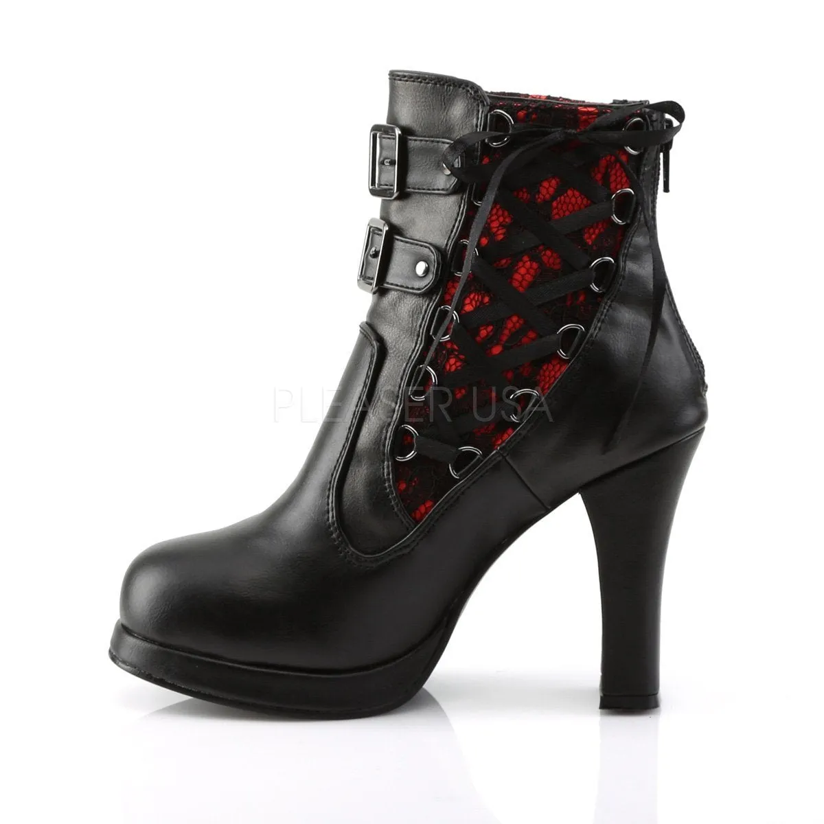 CRYPTO-51 Red & Black Boots (AU Stock)