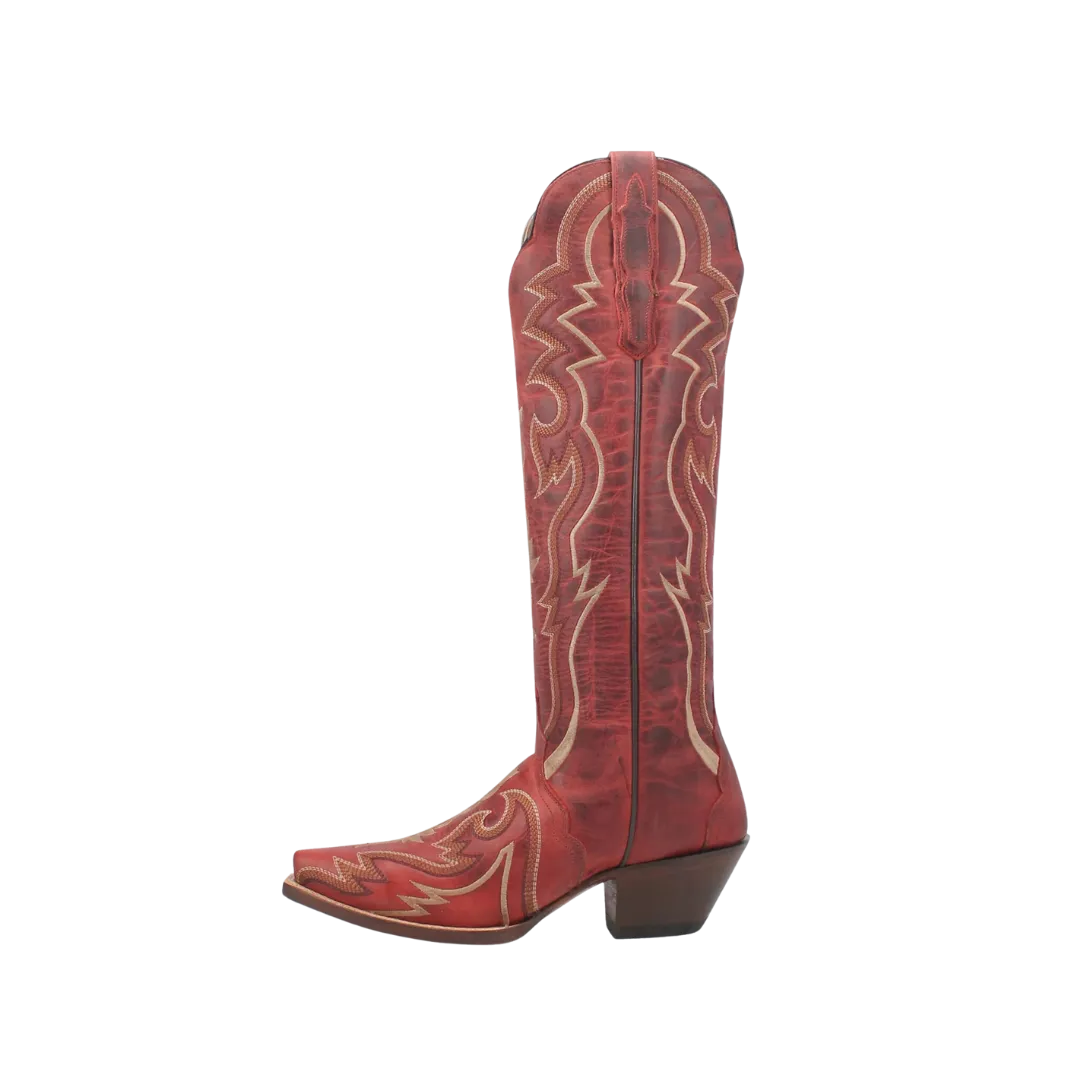 Dan Post Dingo Women's Red Leather Boots