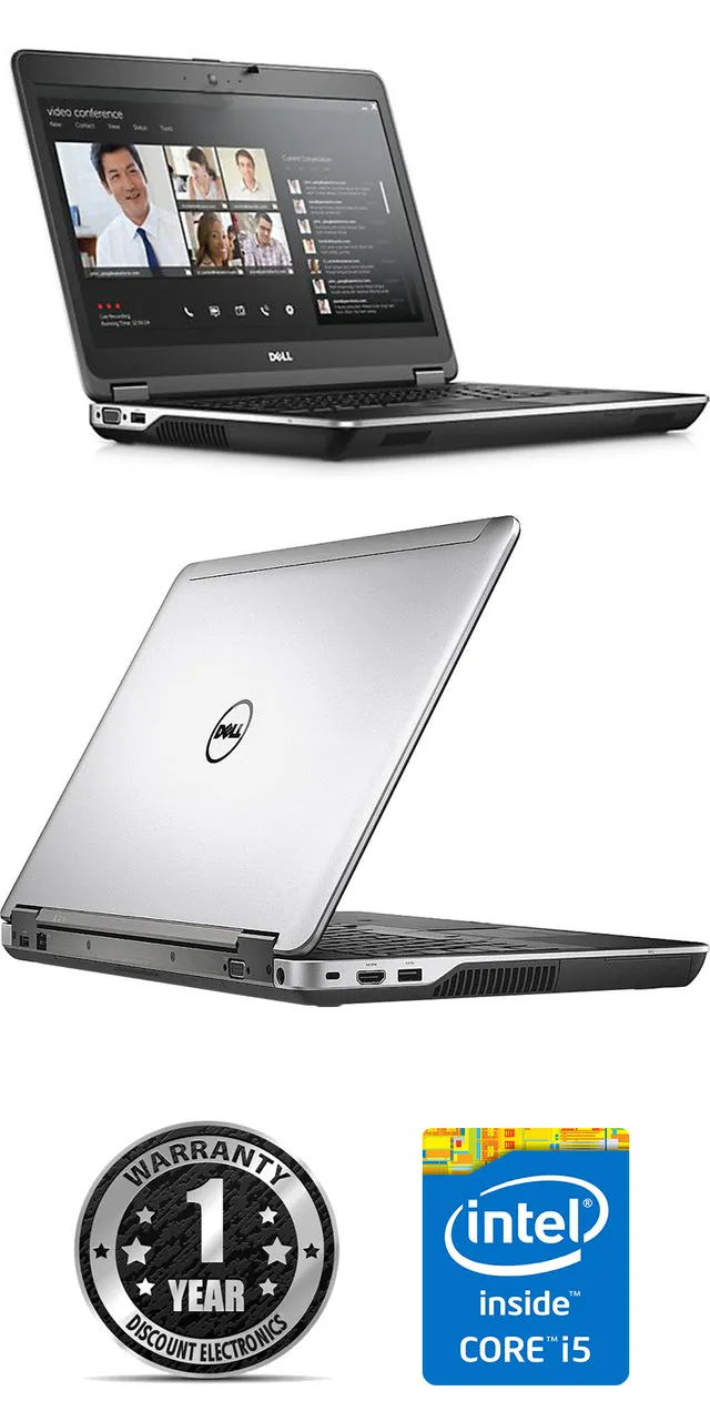 Dell Latitude E6440 14" Flagship Ultrabook | Intel Core i5-4300m @ 2.6GHz (4th Generation) | 8GB RAM, 128GB SSD [Solid State Drive]  | HDMI | Webcam | DVDRW  | Windows 10 Pro x64 | Grade A (Certified Refurbished)