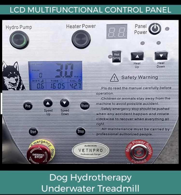 Dog Multifunctional Underwater Hydrotherapy Treadmill 5HP Walk-In & Out Full door Entry / Exit VPER580H15Pro Handler Assist 2 x Ramps Pro Clinic Salon Commercial great earning potential