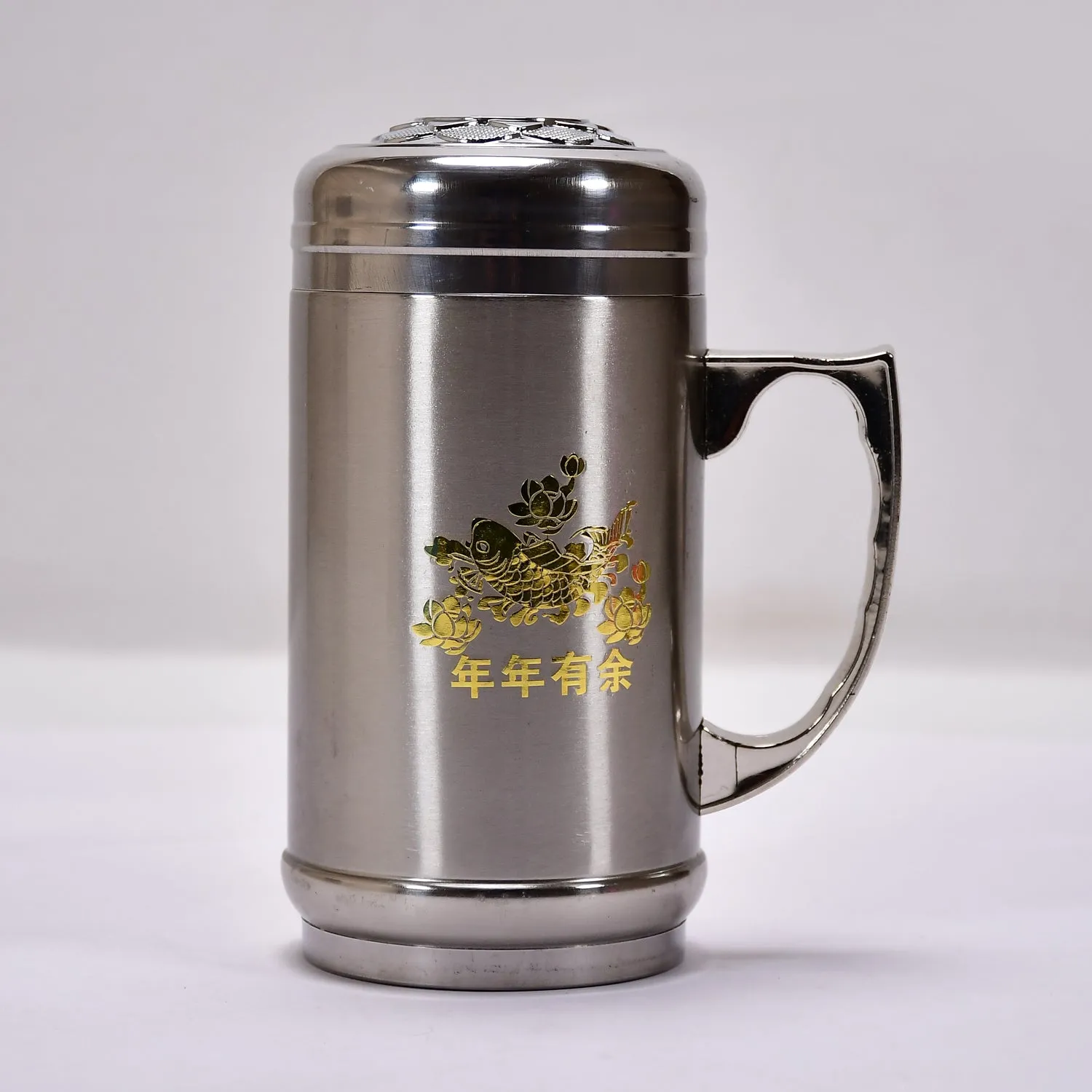 DOUBLE  STAINLESS STEEL MUG BOTTLE FOR TRAVEL, HOME, OFFICE, SCHOOL 400ML