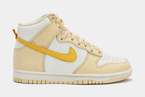 Dunk High Pure Vanilla Womens Lifestyle Shoes (White/Yellow)