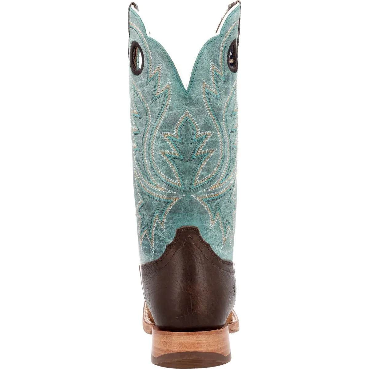 Durango PRCA Collection Men's Roughout Western Boots Ddb0467 In Whiskey Tobacco And Aqua