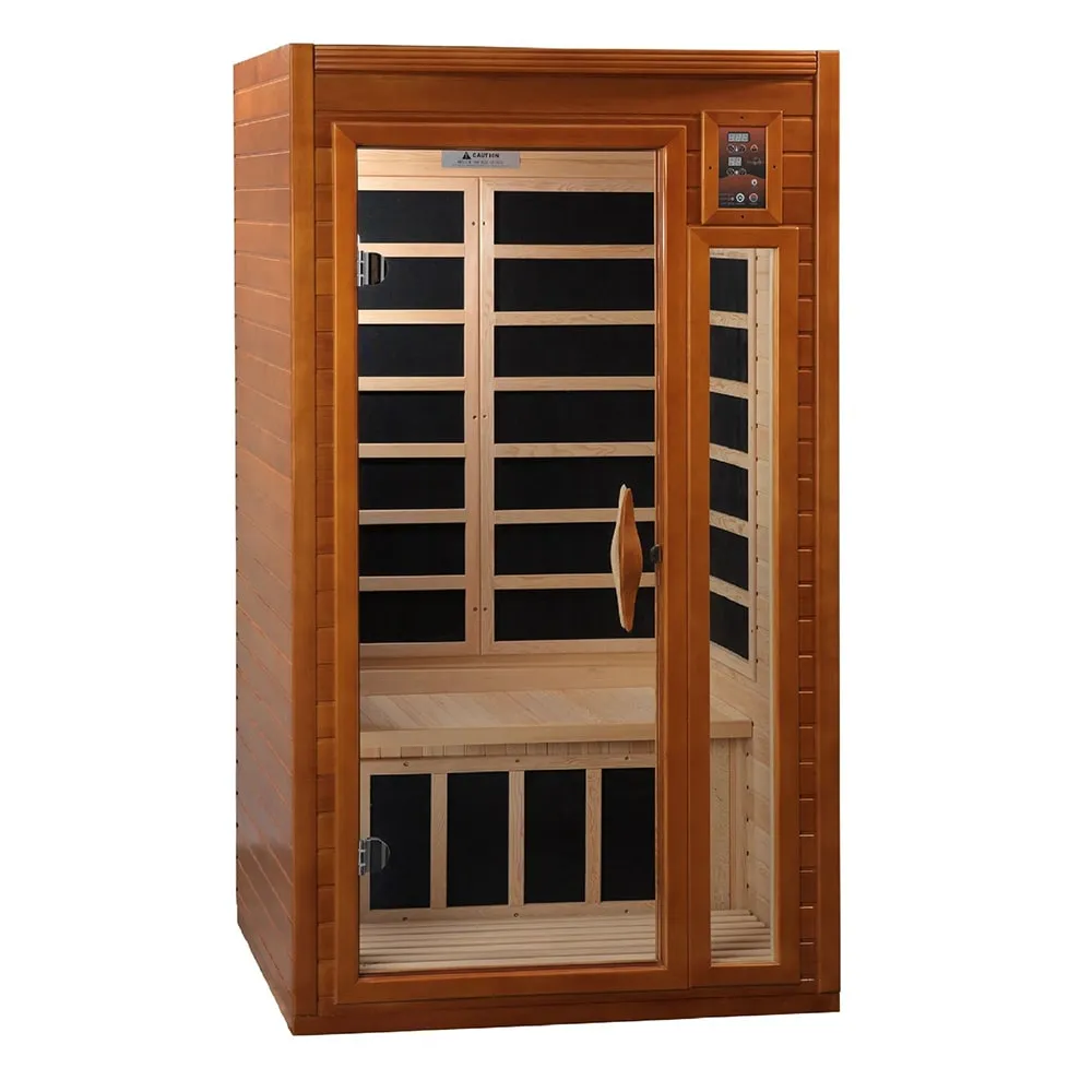 Dynamic Barcelona Elite 1-2-person Ultra Low EMF Far Infrared Sauna DYN-6106-01 Elite