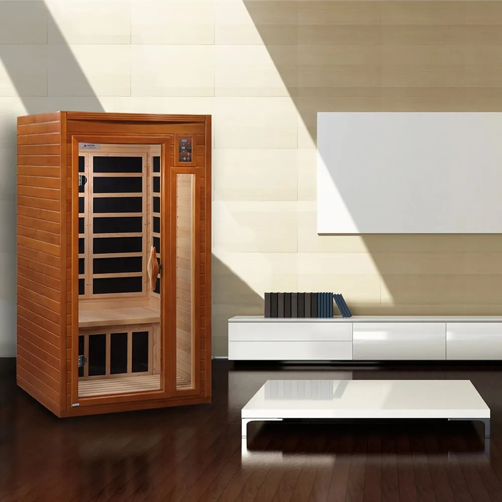 Dynamic Barcelona Elite 1-2-person Ultra Low EMF Far Infrared Sauna DYN-6106-01 Elite