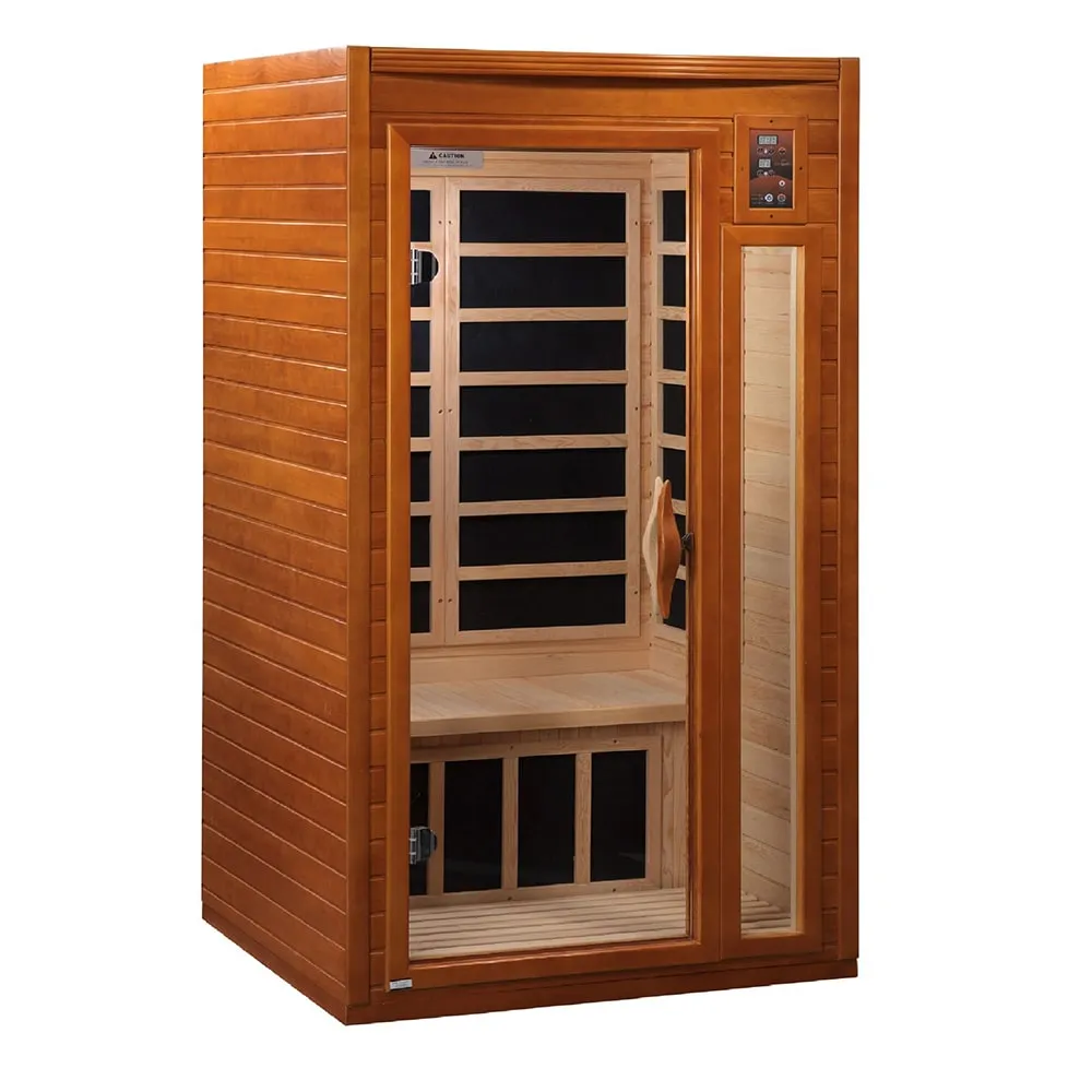 Dynamic Barcelona Elite 1-2-person Ultra Low EMF Far Infrared Sauna DYN-6106-01 Elite