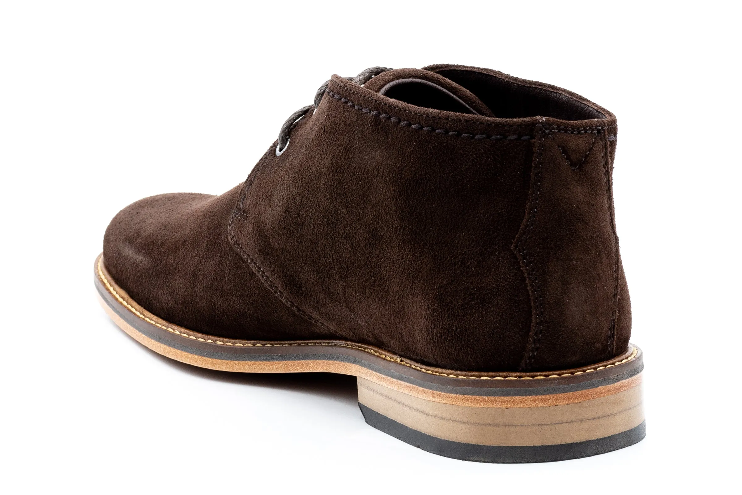 Ernest Safari Kudu Suede Chukka Boots - Walnut