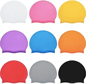 Fancydresswale Swimming Caps for kids and Adults- Assorted colors and designs