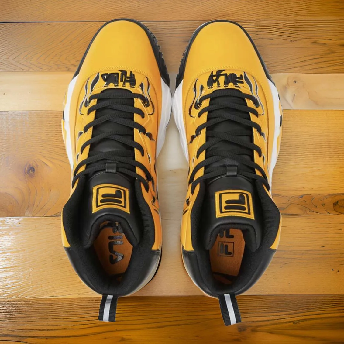 FILA ~MB~ (Black/Yellow/White) Basketball sneakers ~Size 15~ (Men’s)