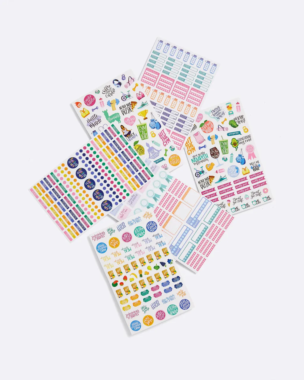 Fitness & Healthy Living Sticker Pack