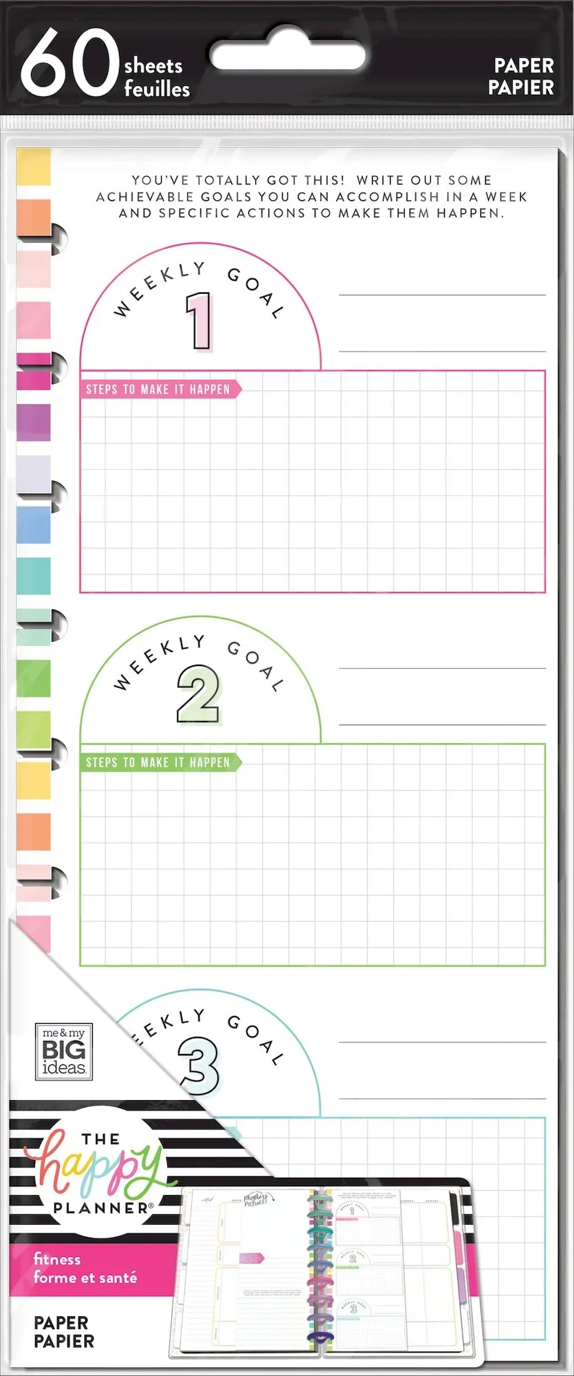 Fitness Filler Paper - Half Sheet - Classic