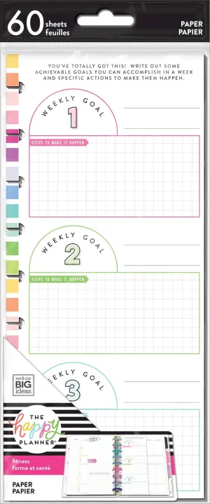 Fitness Filler Paper - Half Sheet - Classic