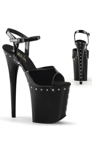 FLAMINGO-809ABLS Black Platform Heels