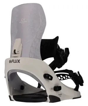 Flux CV Snowboard Bindings Mens White