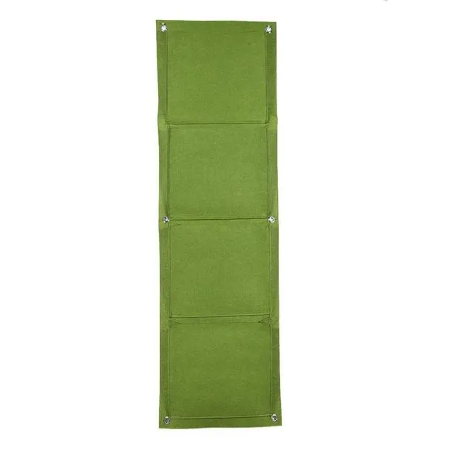 Garden Pockets Vertical Wall Planter Grow Bags for Plants Flower Polyester Felt Hanging Planting