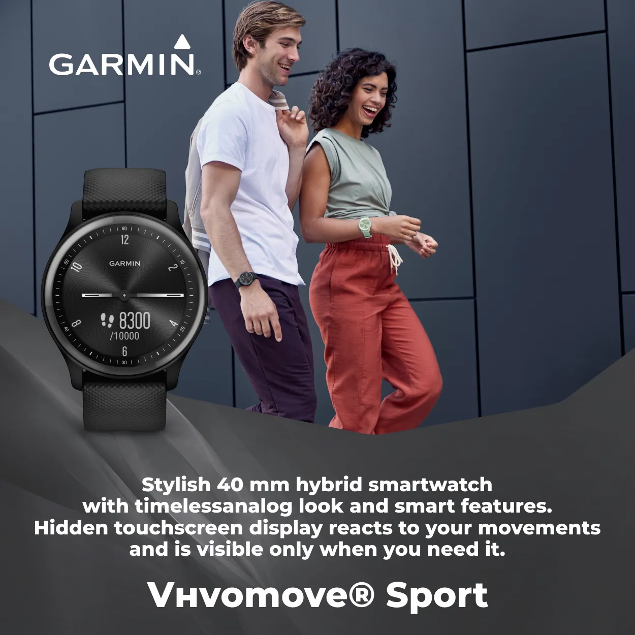 Garmin Vivomove Sport Hybrid Smartwatch