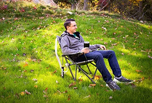 GCI Outdoor Kickback Rocker Portable Rocking Chair & Outdoor Camping Chair