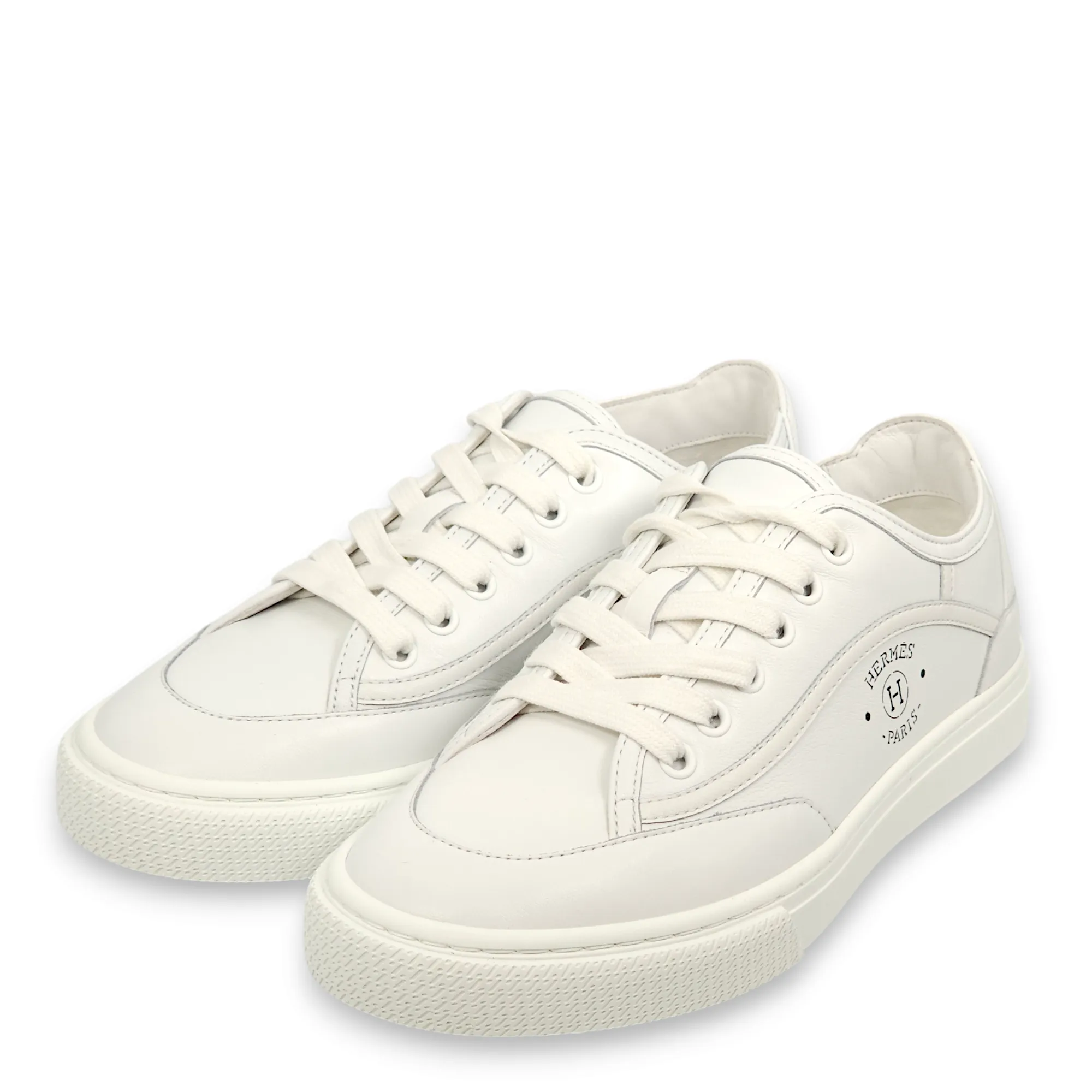 Get 36 White Sneakers in Calfskin