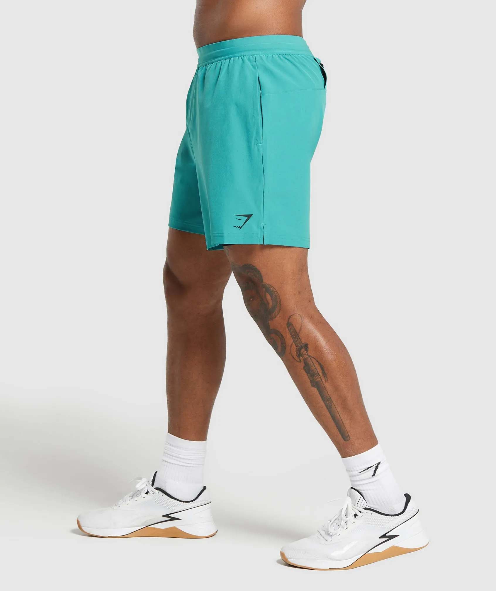 Gymshark Land to Water 6" Shorts - Bondi Teal