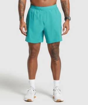 Gymshark Land to Water 6" Shorts - Bondi Teal