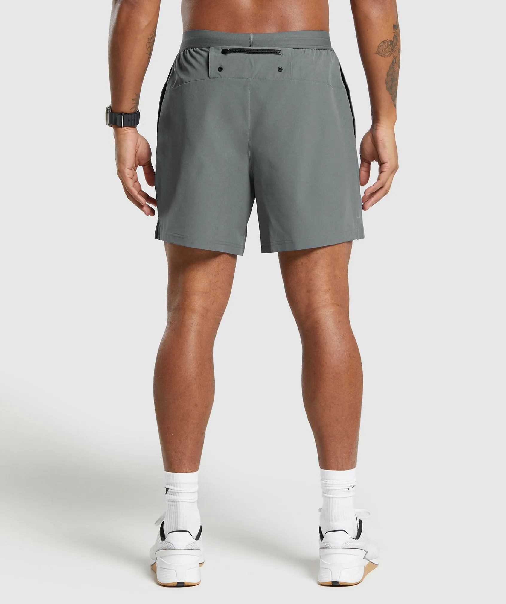 Gymshark Land to Water 6" Shorts - Pitch Grey