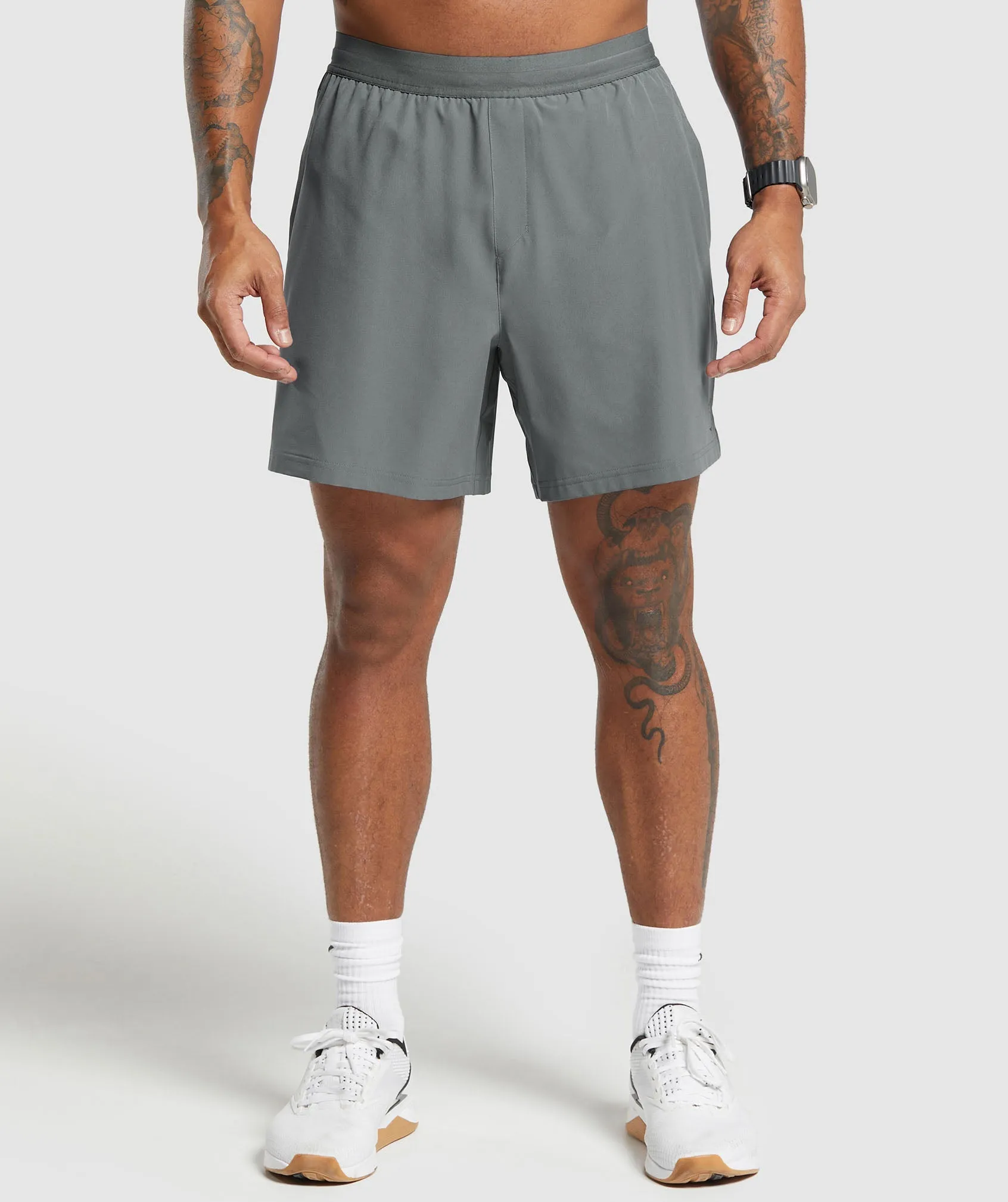 Gymshark Land to Water 6" Shorts - Pitch Grey