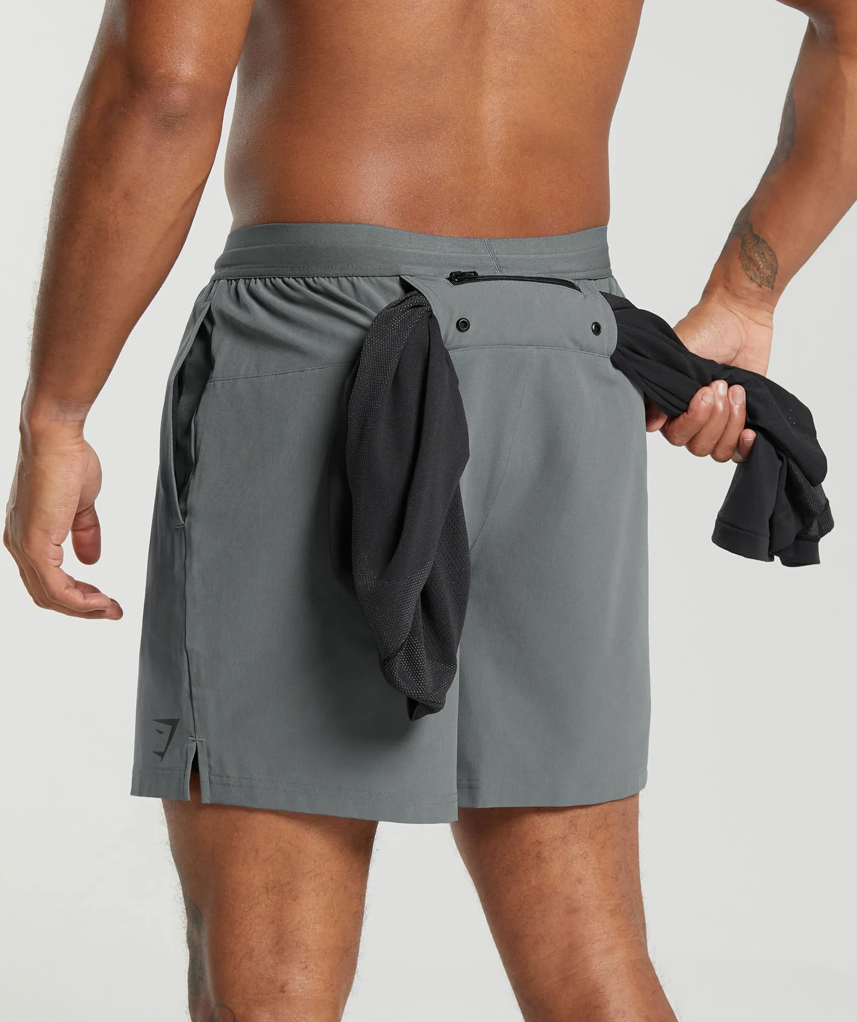 Gymshark Land to Water 6" Shorts - Pitch Grey