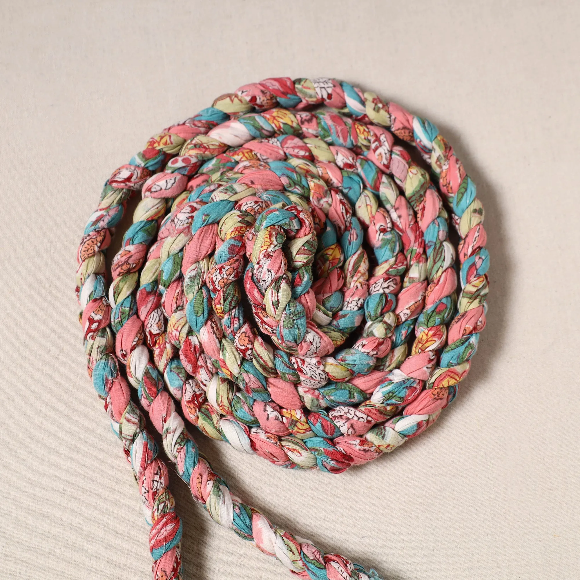 Handmade Upcycled Fabric Skipping Jump Rope 12