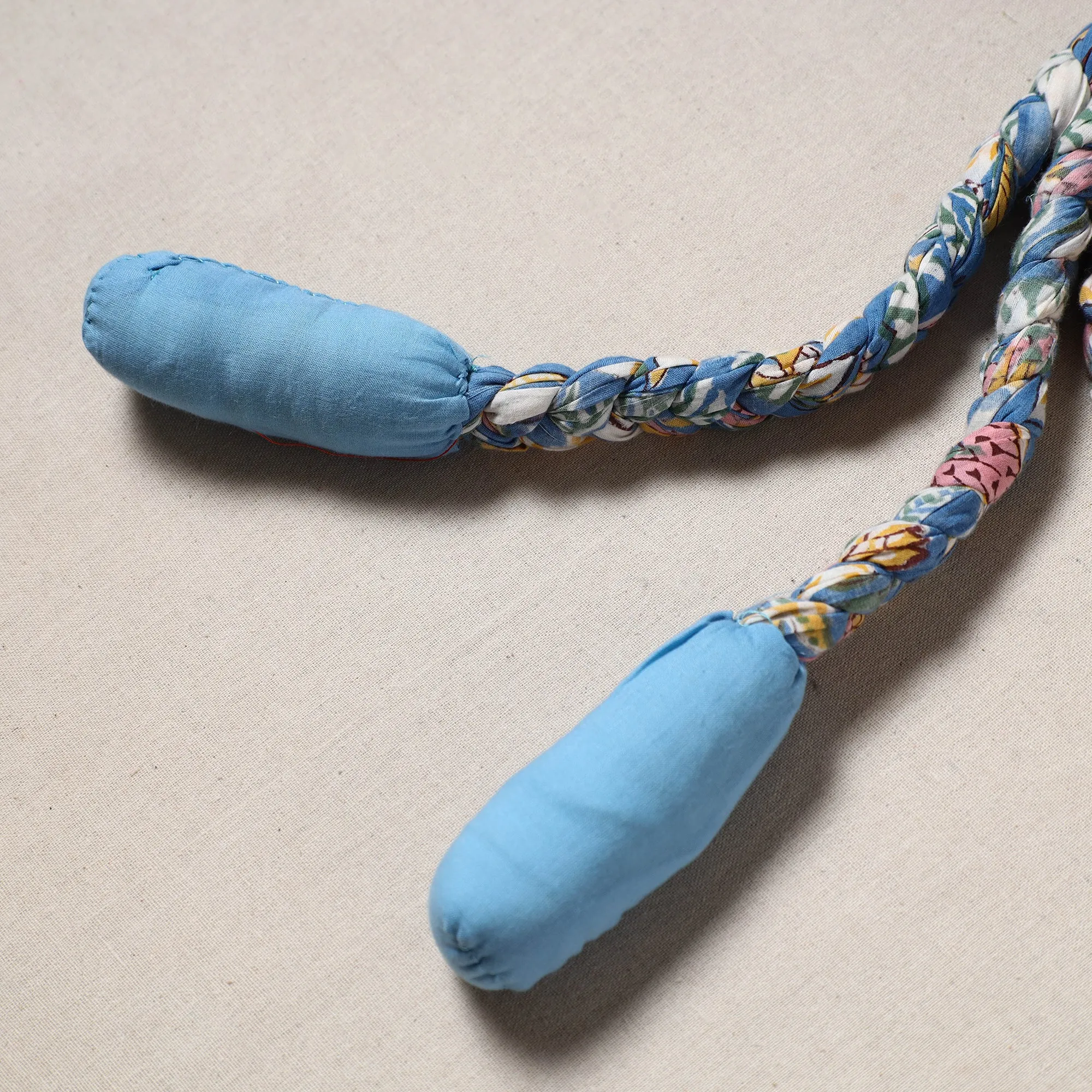 Handmade Upcycled Fabric Skipping Jump Rope 19