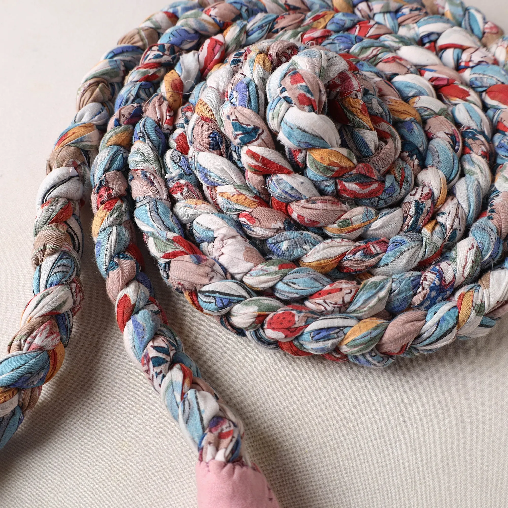 Handmade Upcycled Fabric Skipping Rope 19