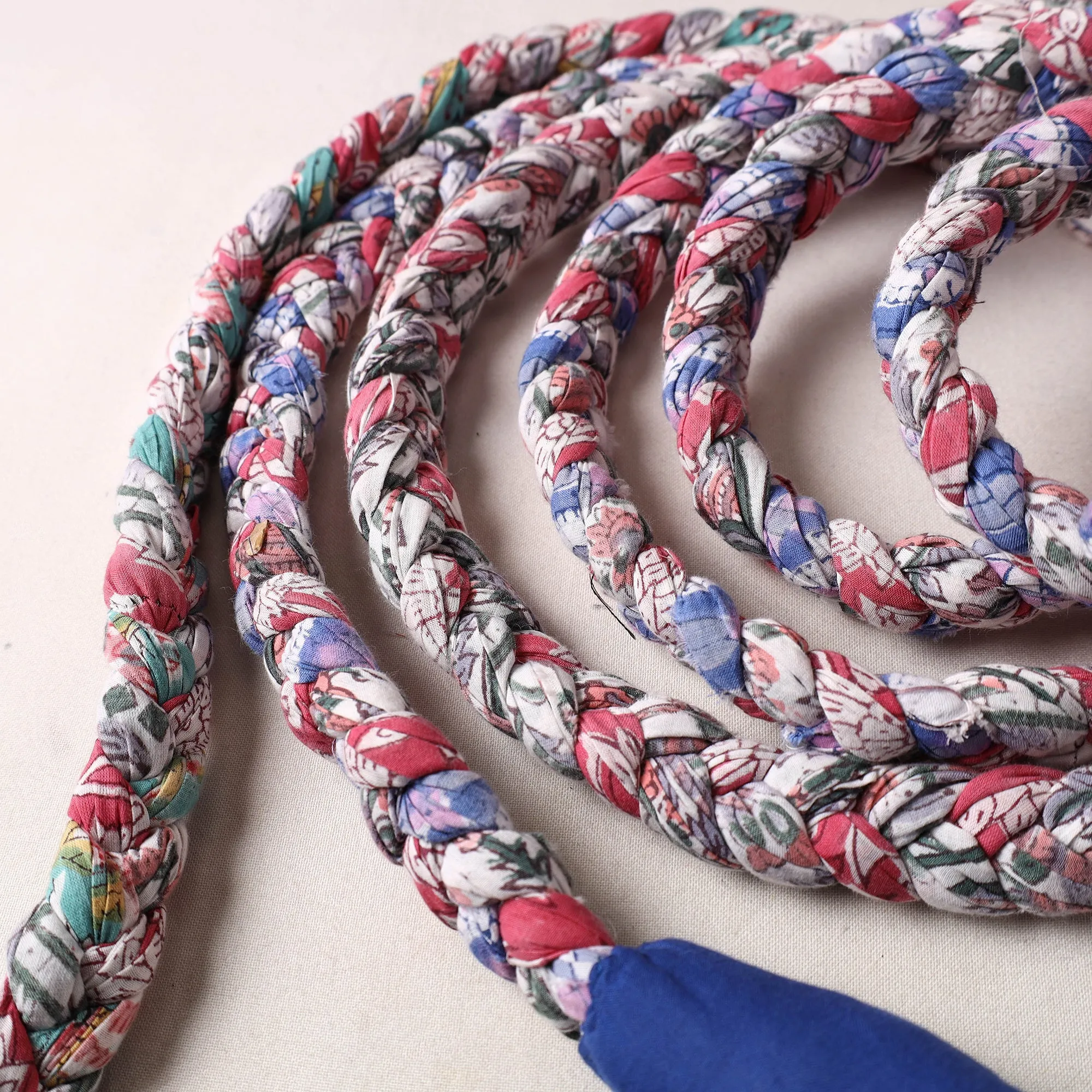 Handmade Upcycled Fabric Skipping Rope 46