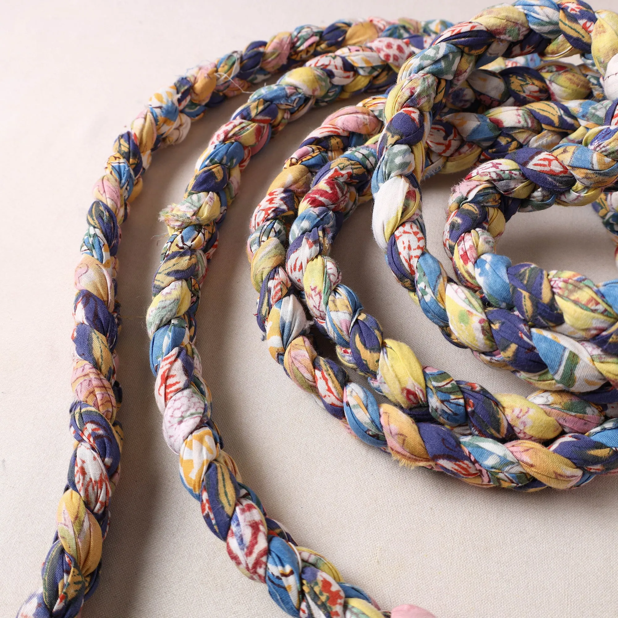 Handmade Upcycled Fabric Skipping Rope 50