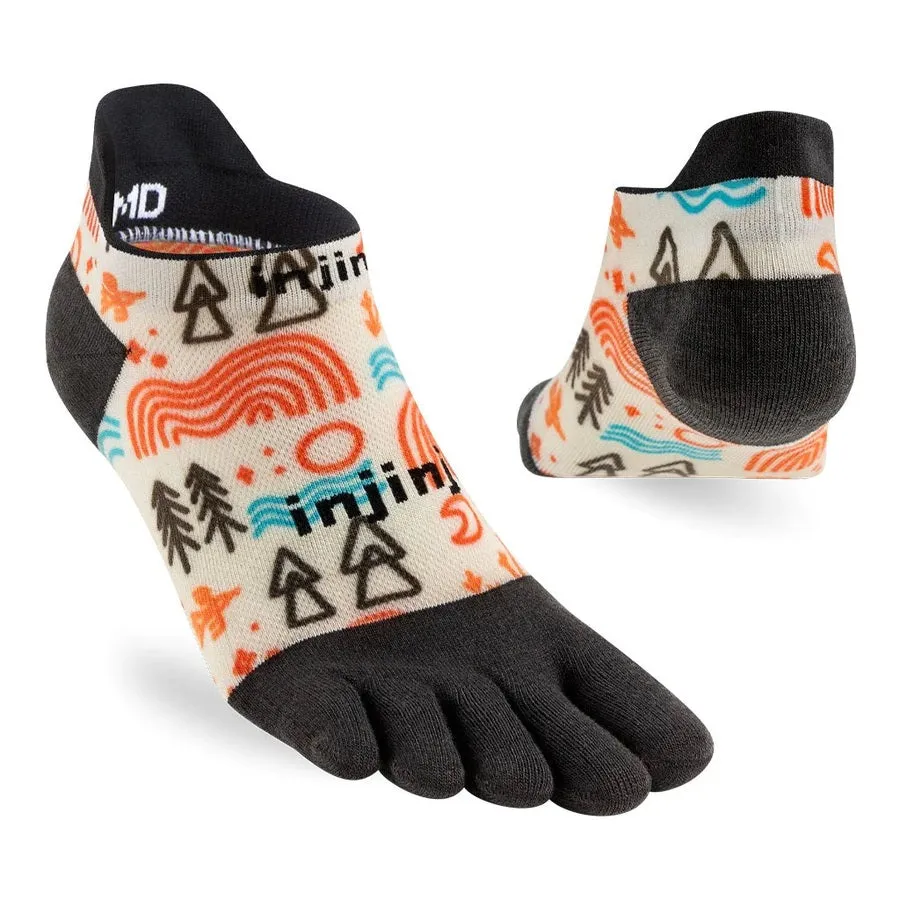 Injinji Run Sock | Lightweight | No Show | Doodle