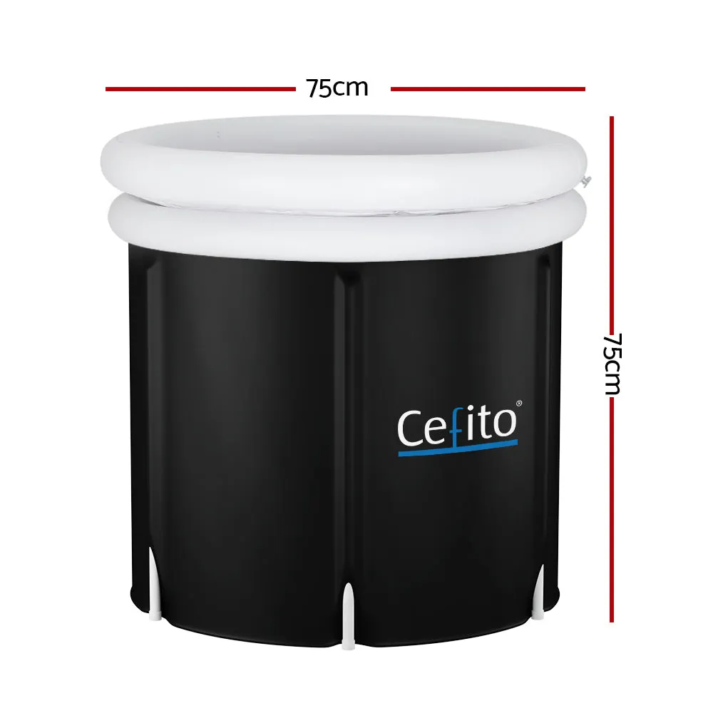 Insulated Portable Ice Bath Tub 300L with Cover