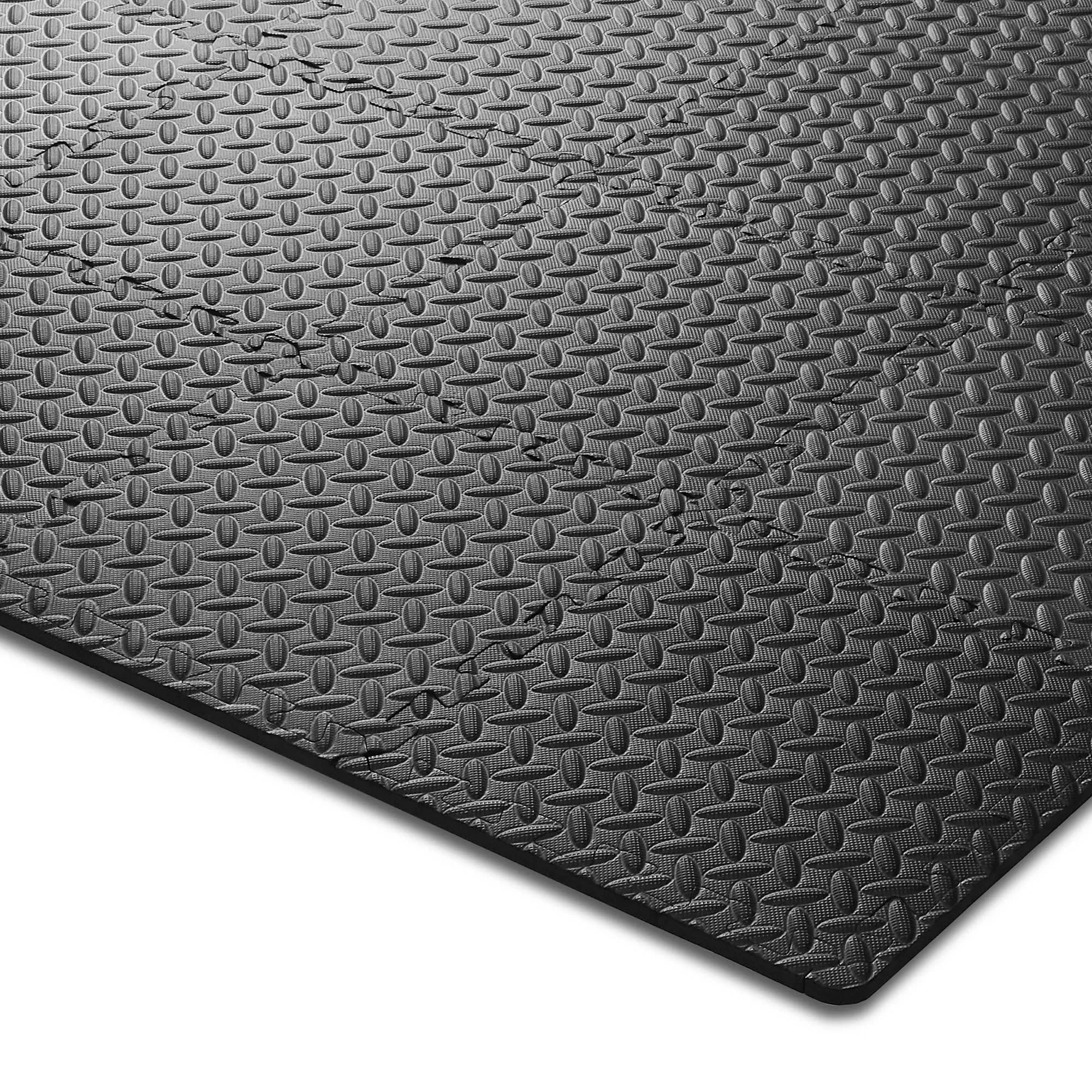 Interlocking Puzzle Exercise EVA Foam Mats, 1/2" Thick, 12-120 SQFT