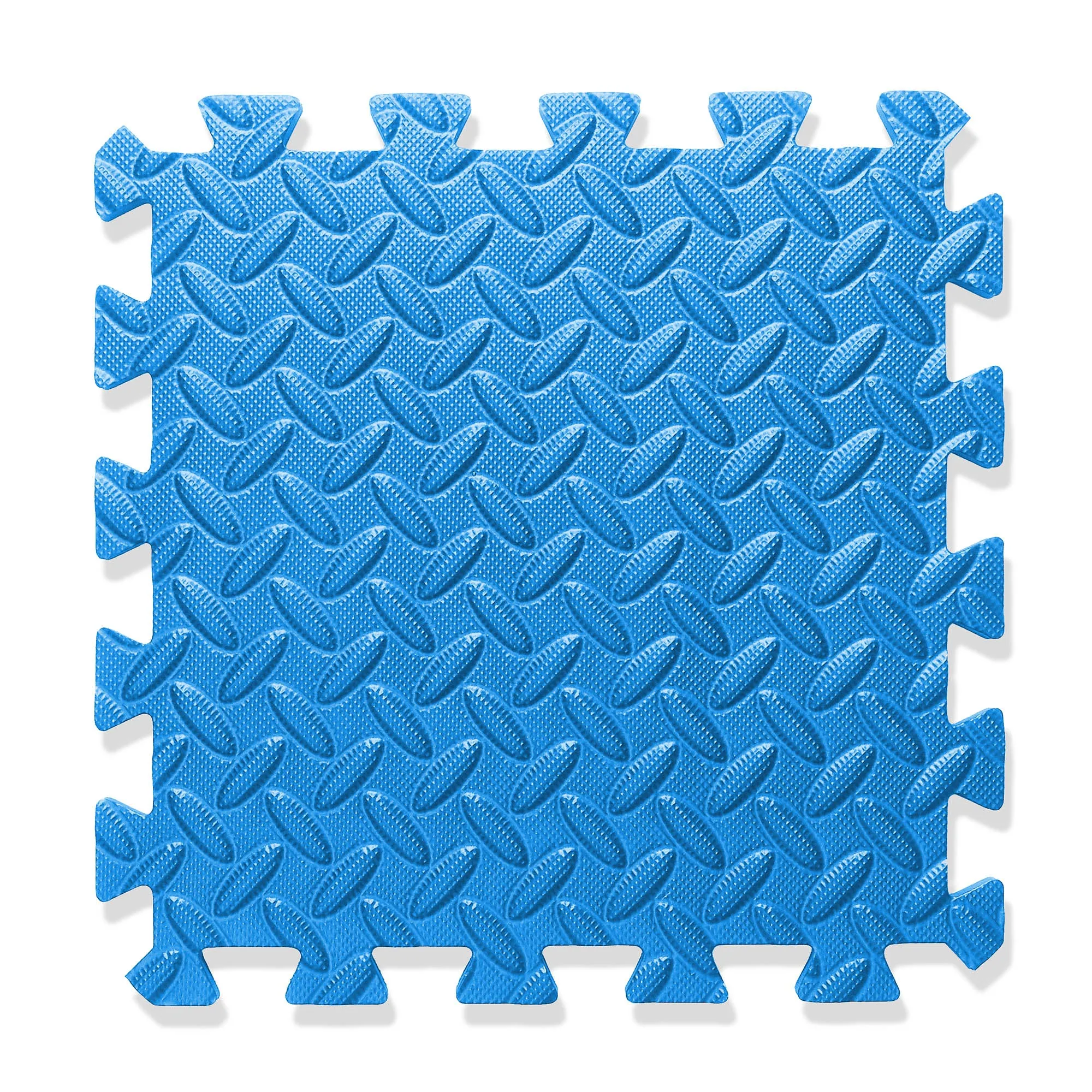 Interlocking Puzzle Exercise EVA Foam Mats, 1/2" Thick, 12-120 SQFT